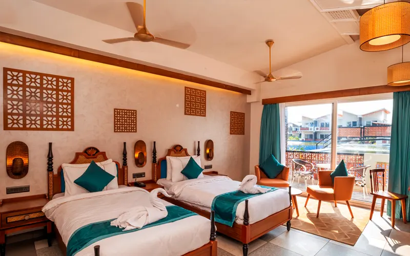 Meandering-Pool-Villa-Twin-Bed